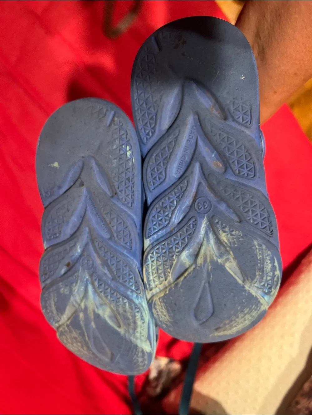 Kids Lightweight Blue Slip-On Sandal Clogs